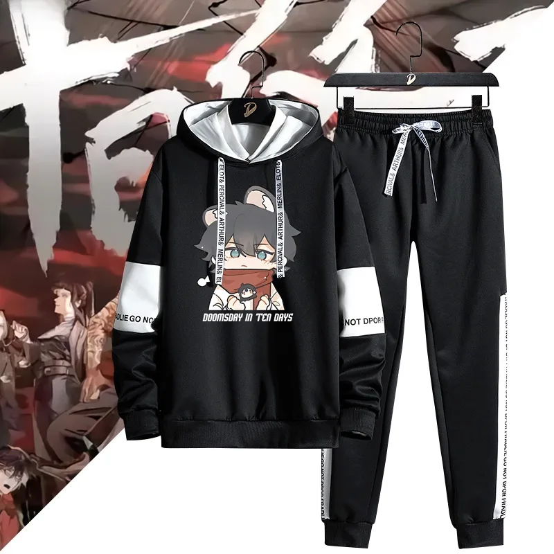 Streetwear Brand Collaborations - Set Felpa e Pantaloni da Uomo