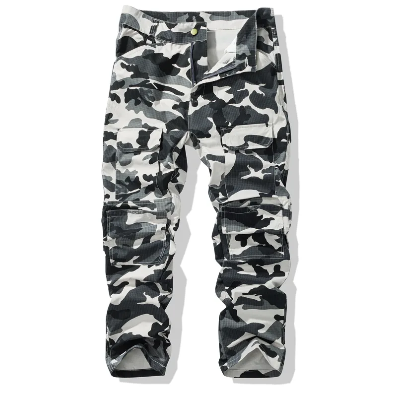 Streetwear Brand Pants - Pantaloni da Lavoro Mimetici per Uomo,