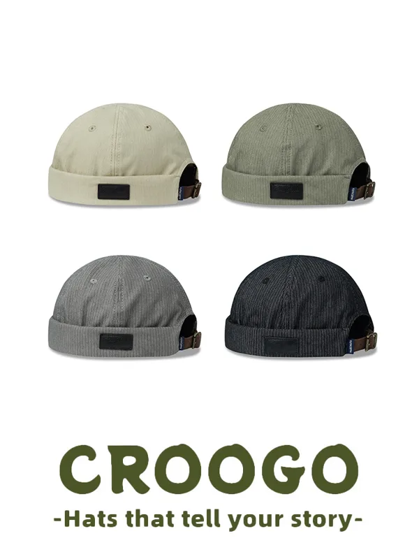Streetwear Brand Hong Kong - CROOGO Cappello Patchwork di Tendenza Americano,