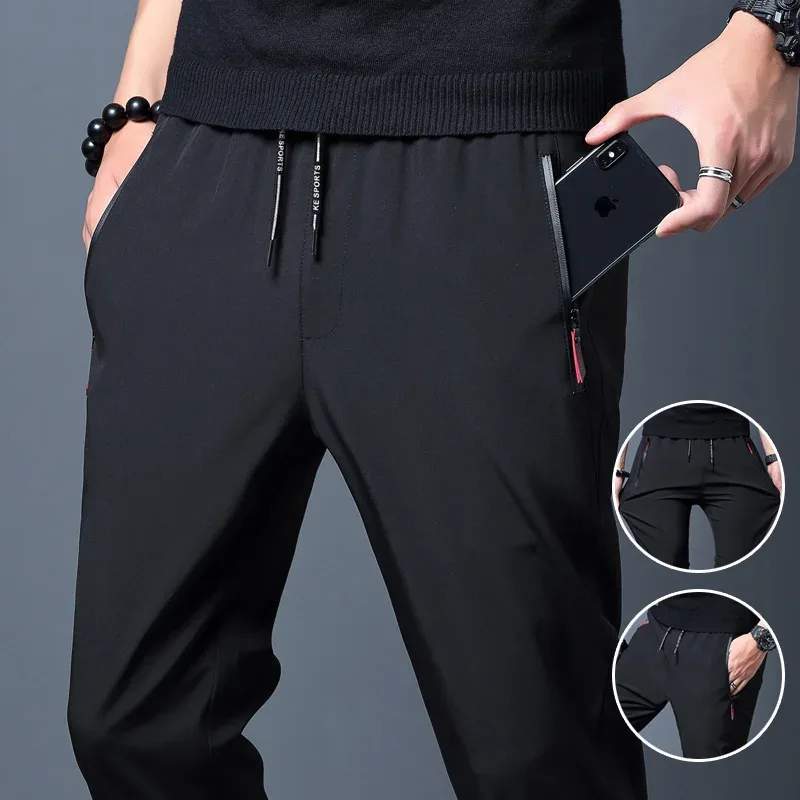 Streetwear Brand Pants - Pantaloni casual da uomo Dritto Slim