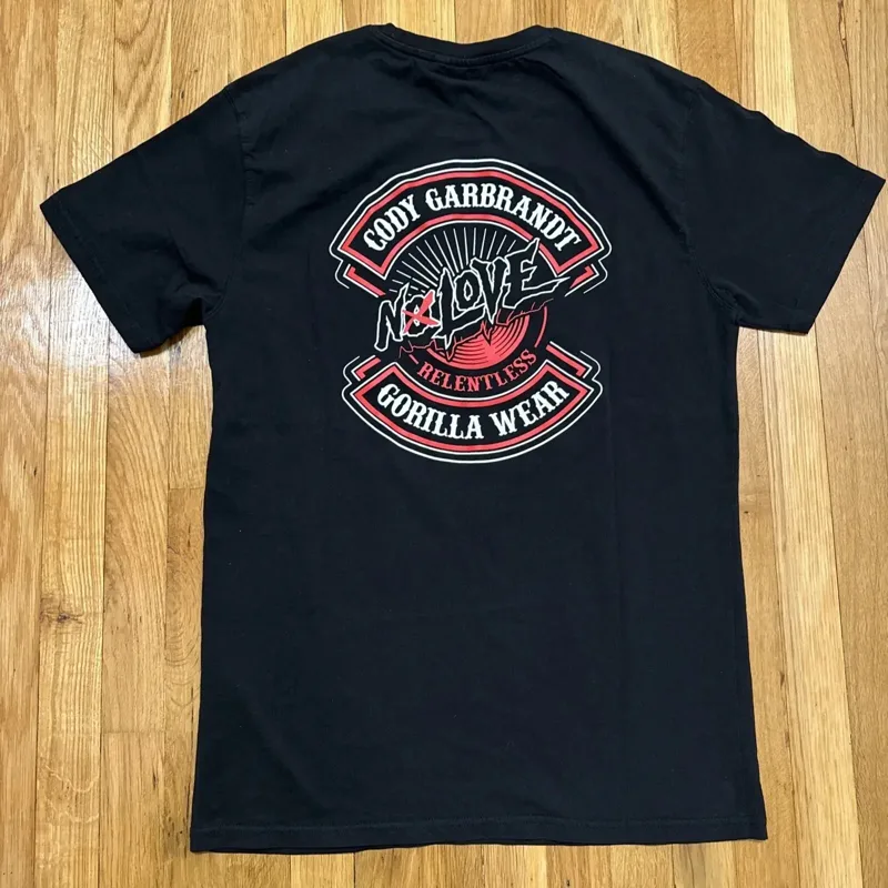 Streetwear Brand Vintage - T-shirt Gorilla Brand Cody Garbrandt Nera