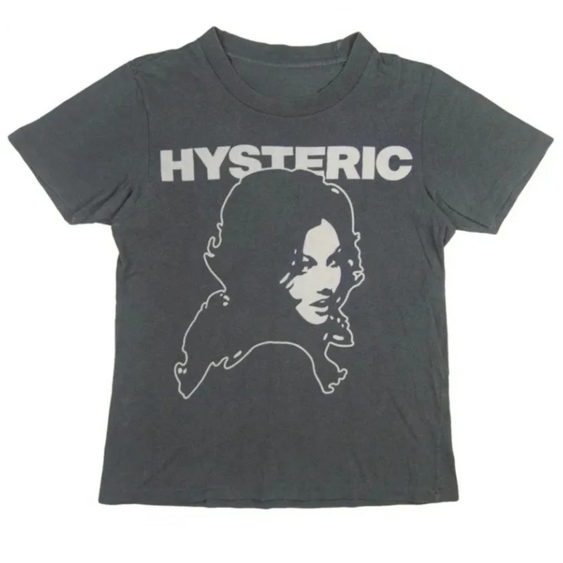 Streetwear Brand Vintage - T-shirt vintage con ritratto di ragazza,