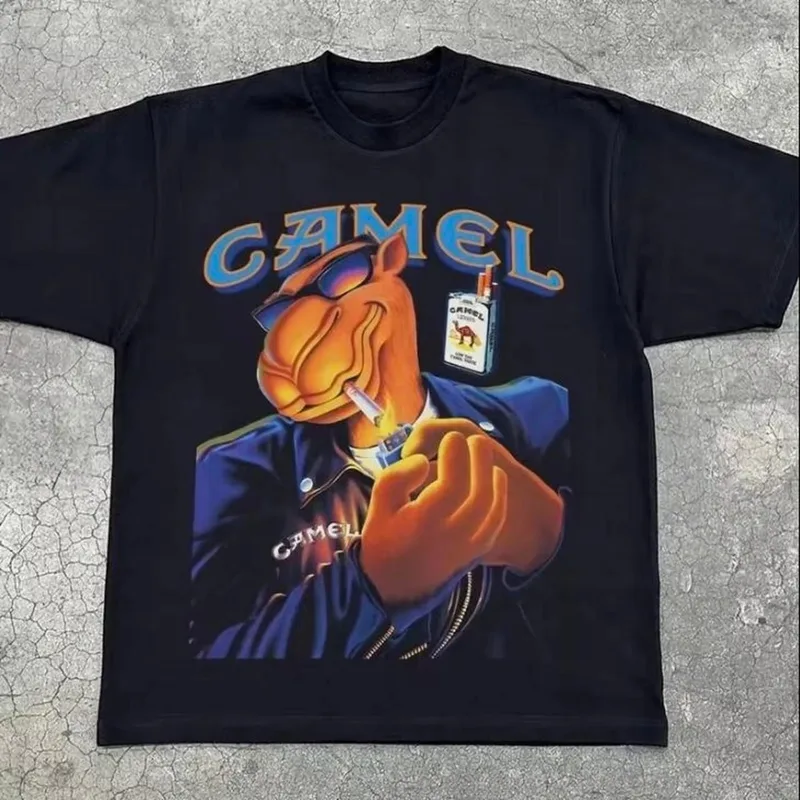 Streetwear Brand Vintage - T-shirt Vintage Streetwear Classico Camel Cigarettes