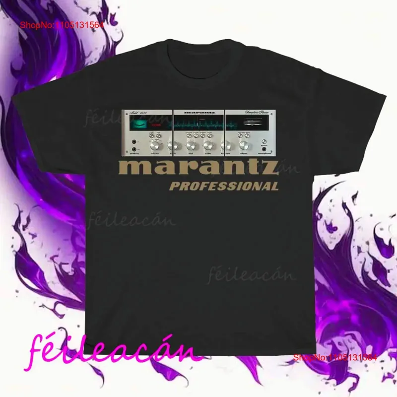 Streetwear Brand Vintage - Nuovissimo amplificatore Marantz Logo maglietta americana