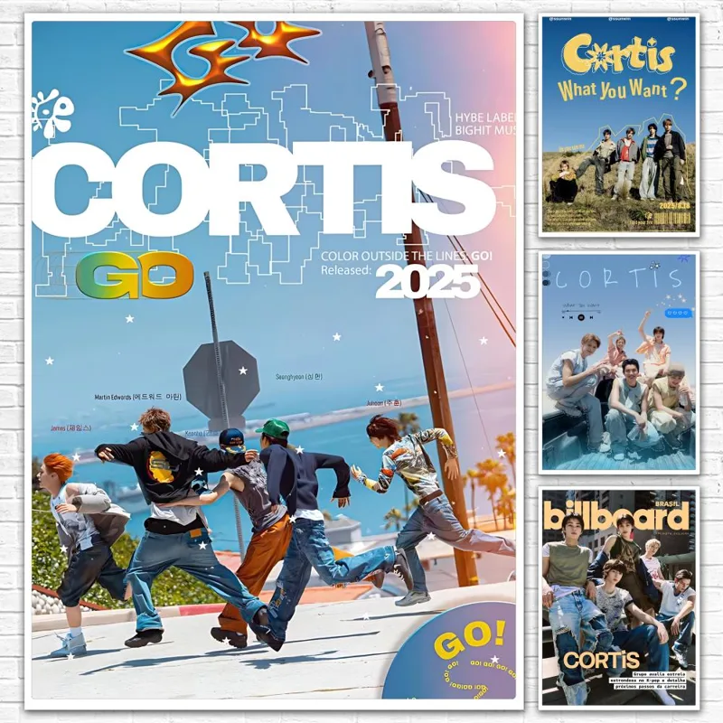 Streetwear Brand Poster - Poster del marchio streetwear C-CORTIS, adesivo