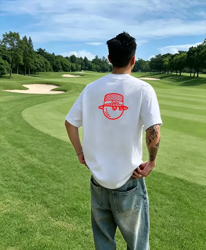 Streetwear Brand Golf - T-shirt bianca classica alla moda da