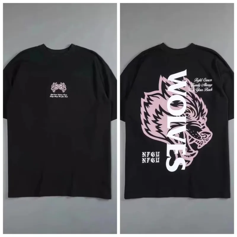 T-Shirt Retrò con Testa di Lup - Streetwear High End Brand recensione e prezzo