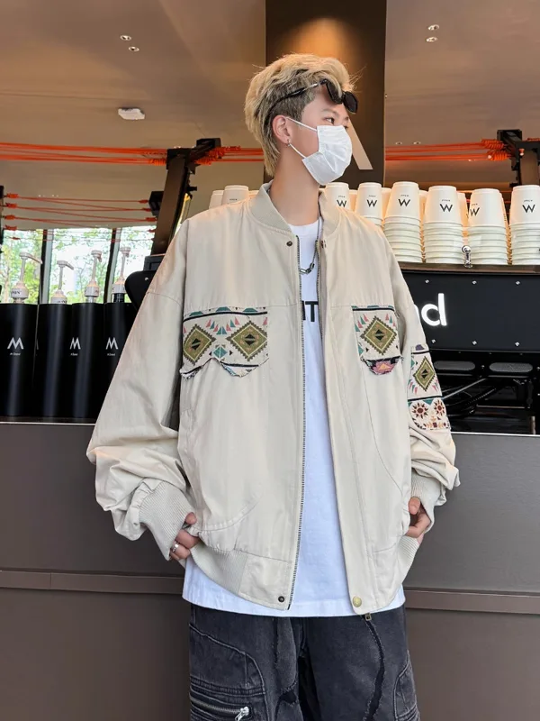 Giacca da baseball patchwork e - Streetwear Brand Hong Kong recensione e prezzo