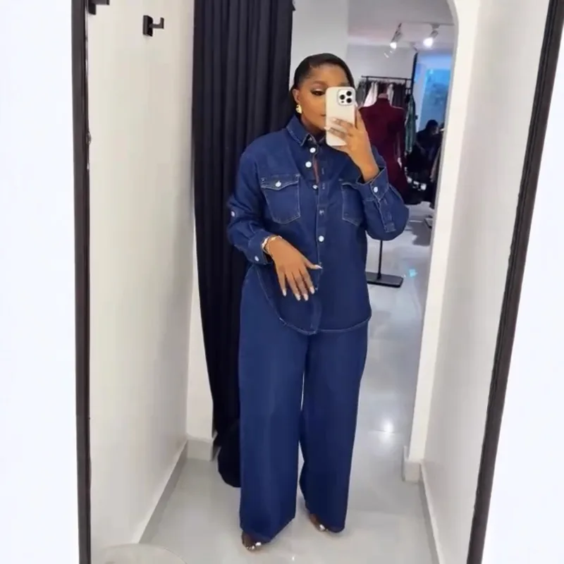 Completo due pezzi in denim da - Streetwear Brand Pants recensione e prezzo