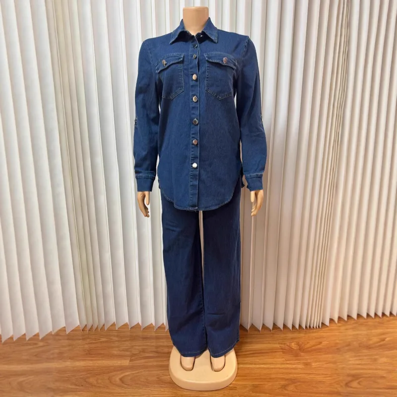 Completo due pezzi in denim da - Streetwear Brand Pants recensione e prezzo