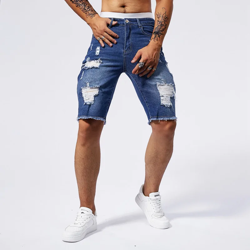 Pantaloncini di jeans strappat - Streetwear Brand Vintage recensione e prezzo