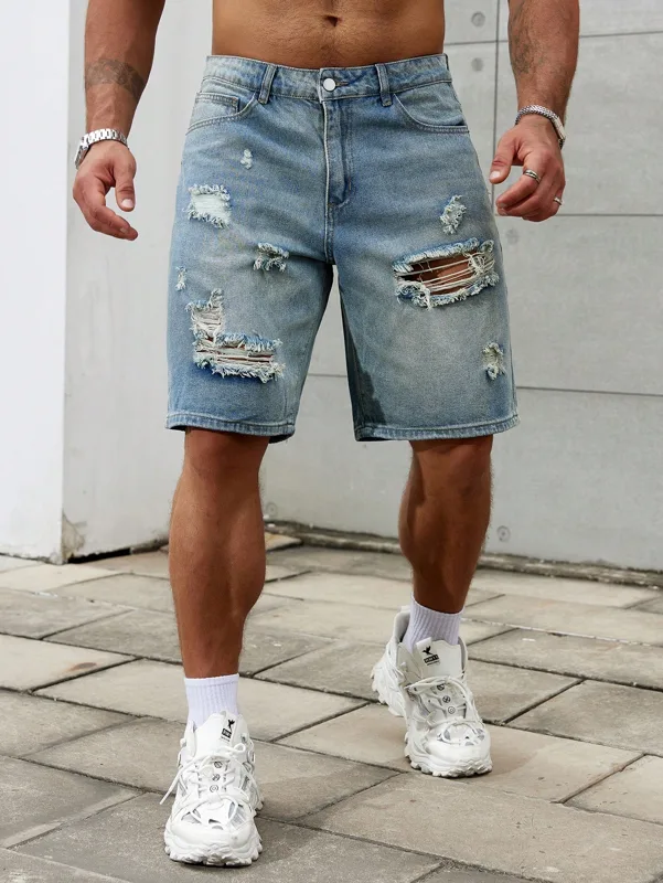 Jeans corti strappati da uomo  - Streetwear Brand Pants recensione e prezzo