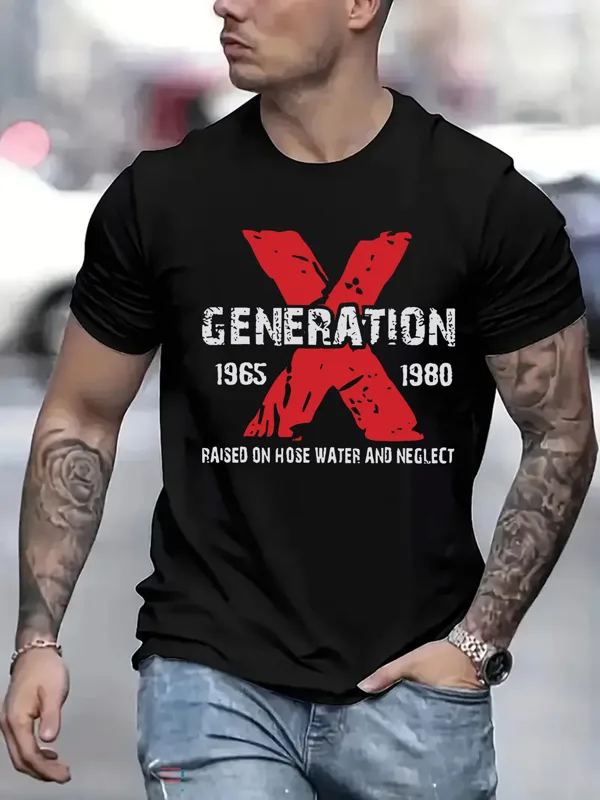 T-shirt casual da uomo a manic - Streetwear Brand Generator recensione e prezzo