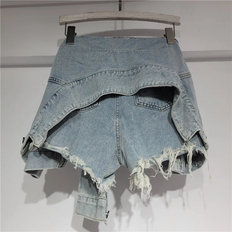 Shorts in denim da donna, jean - Streetwear Brand Pants recensione e prezzo